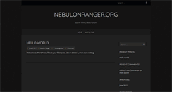 Desktop Screenshot of nebulonranger.org