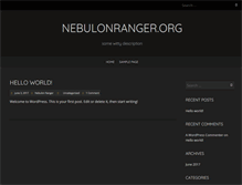 Tablet Screenshot of nebulonranger.org
